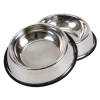 Dog bowl export quality pet bowl, Teddy Golden Retriever dog bowl, stainless steel anti-slip dog food bowl, medium-sized Item Picture